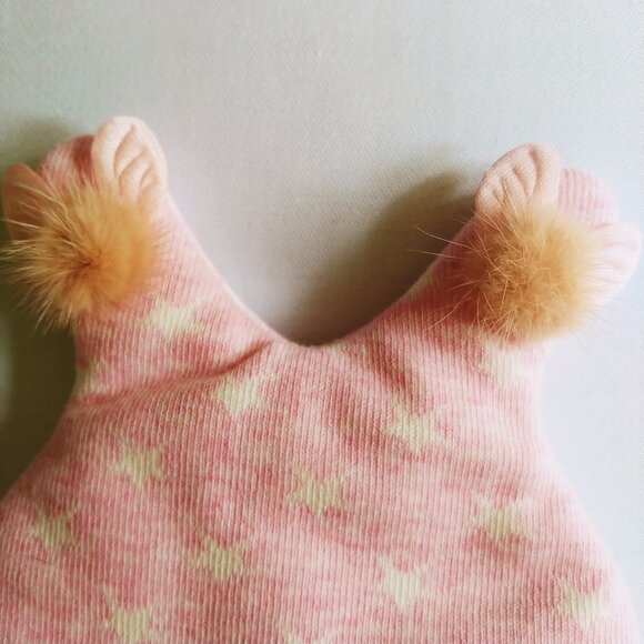 Tongbeifang 2 Star Print  Hats 0-3 Months - Picture 6 of 10